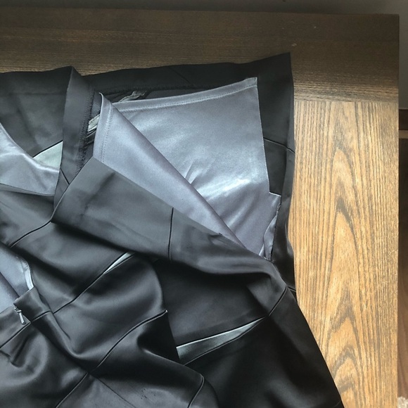 JAX women’s black and gray evening dress bodycon SZ 14 - Picture 5 of 8